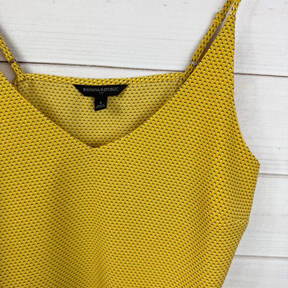 Banana Republic Yellow Cami Blouse Womens Size Small - Picture 2 of 7